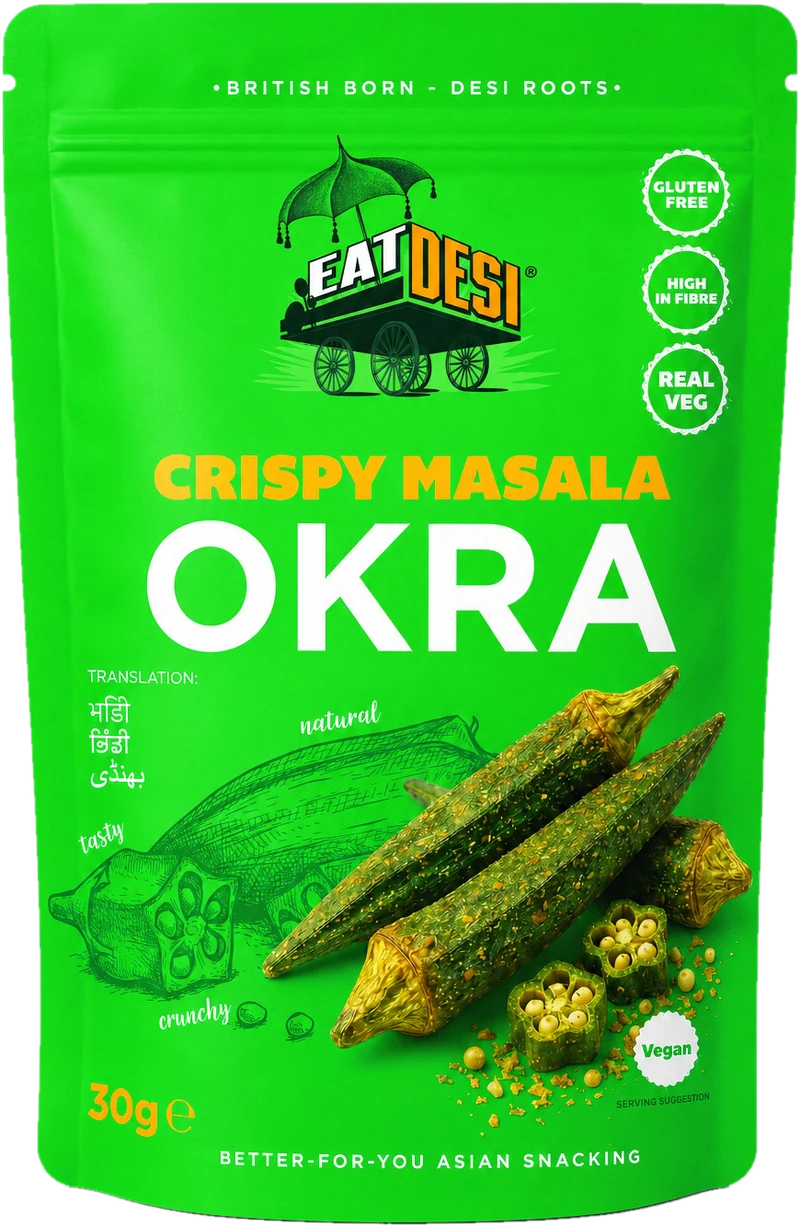 EatDesi Crispy Masala Okra 30g pack