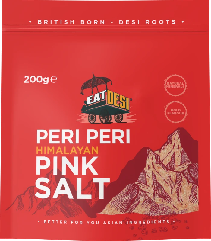 EatDesi Peri Peri Himalayan Pink Salt 200g pouch