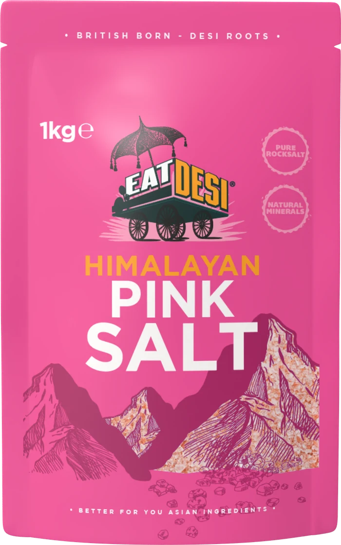 EatDesi Himalayan Pink Salt 1kg pouch